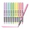 12-Count Pack of Pastel Highlighters in Assorted Colors, Brite Liner Grip Pastel Highlighter Set, Chisel Tip, 12-Count Pack of Pastel Highlighters in Assorted Colors, Cute Highlighters for Bullet Journaling, Note Taking and More